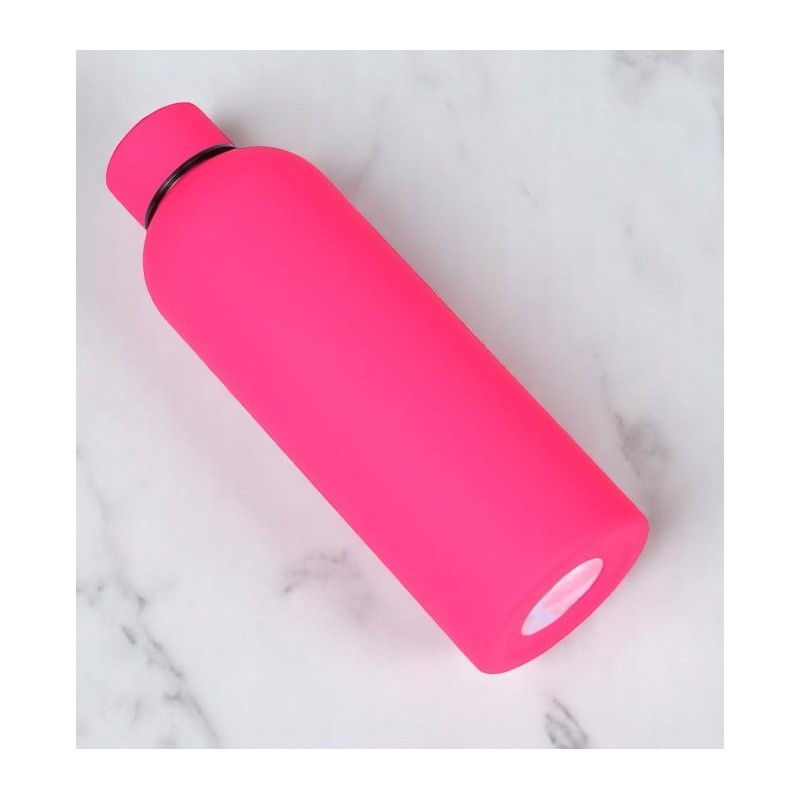 Boca za vodu – od baršuna, 500 ml, roza_4