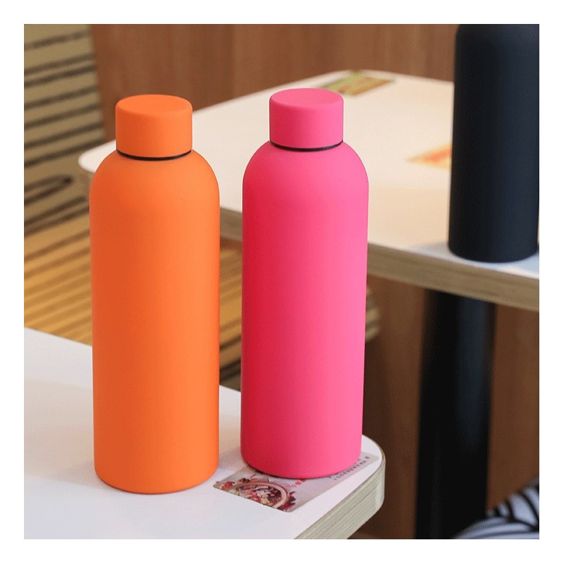 Boca za vodu – od baršuna, 500 ml, roza_5