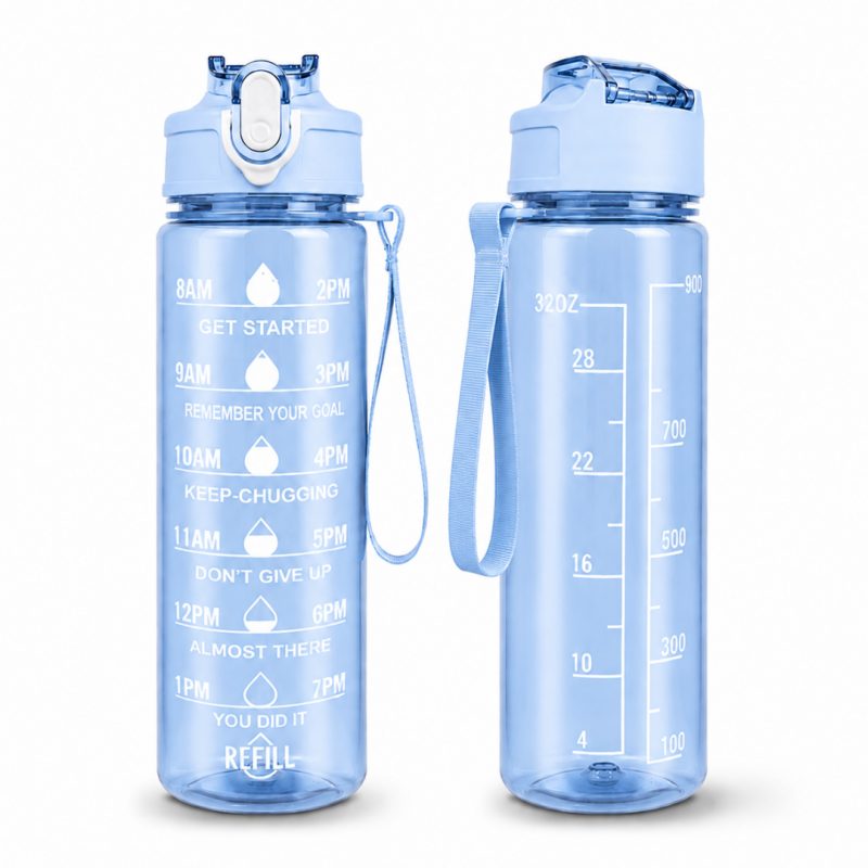 Boca za vodu – s mjerilom, 25 cm, 750 ml, plava, BD61_3