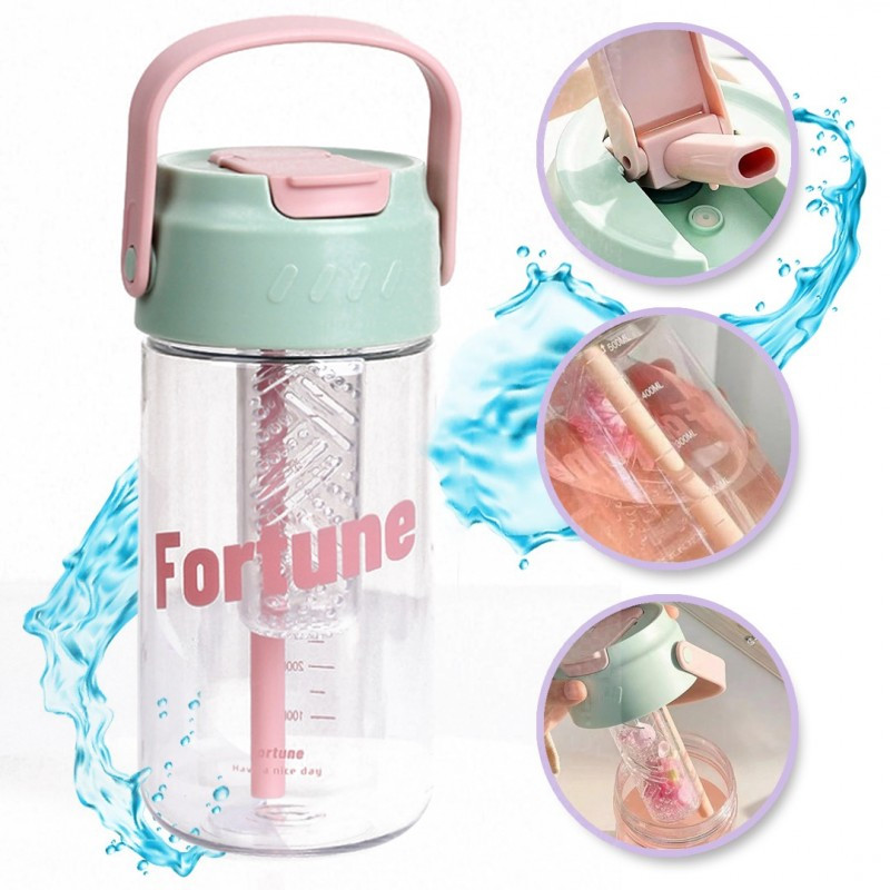 Boca za vodu – sa slamkom, 800 ml_1