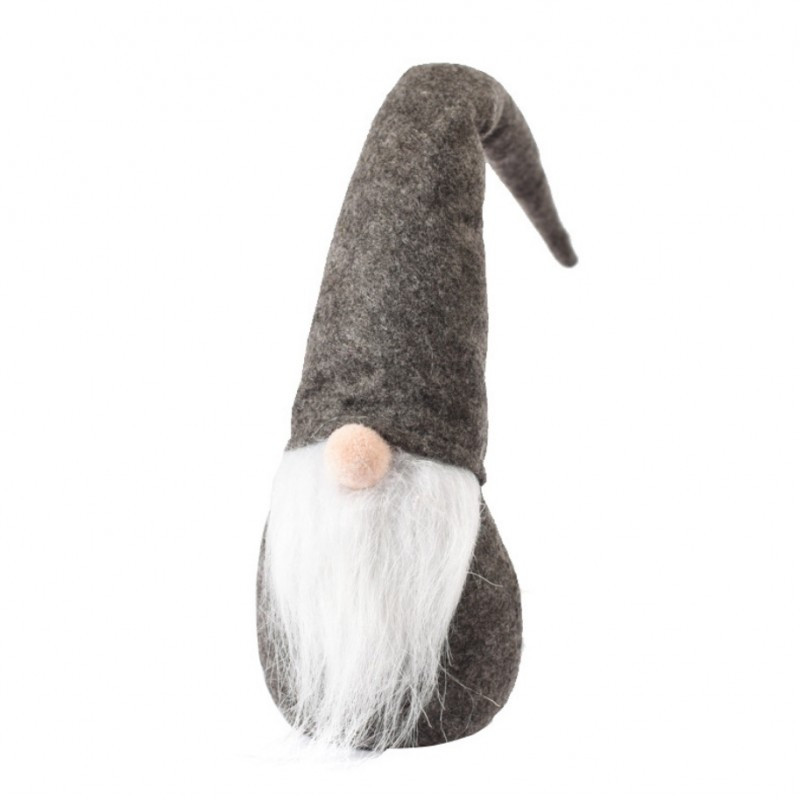 Božićna figura – patuljak od pliša, 30 cm_1