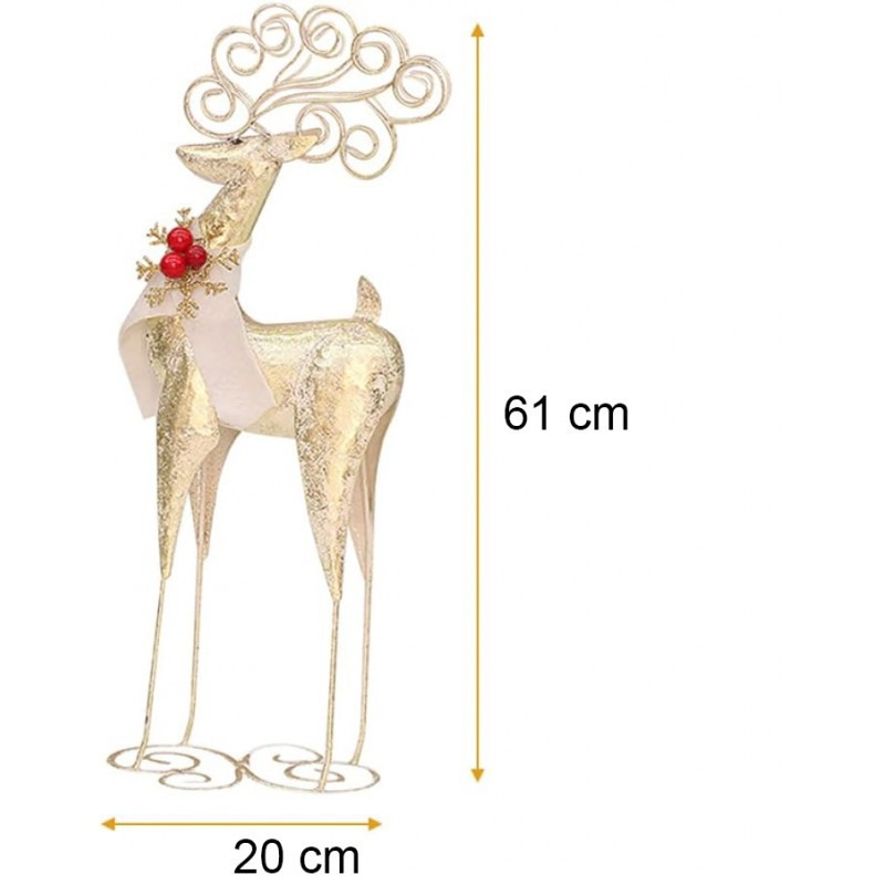 Božićna figura – patuljak od pliša, 62 cm_2