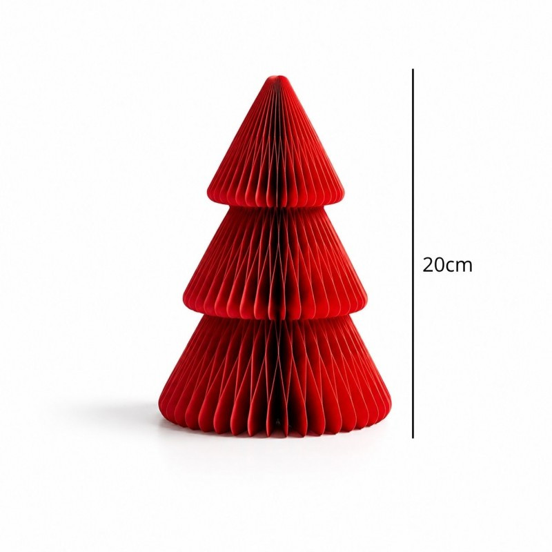 Božićna figura – sklopiva, 20 cm, crvena_2