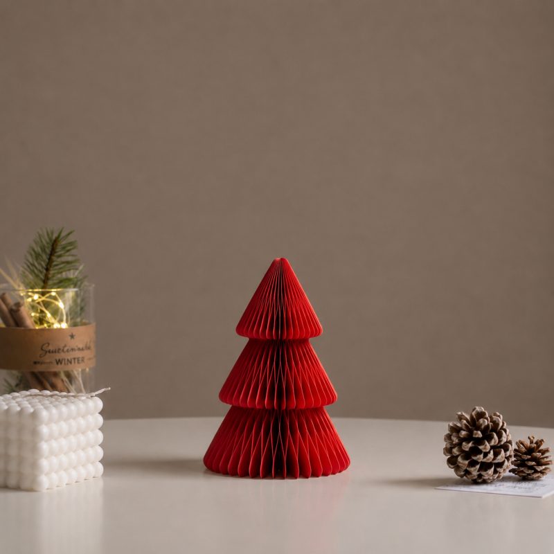 Božićna figura – sklopiva, 20 cm, crvena_3