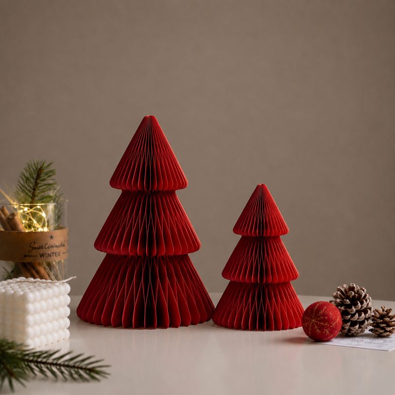 Božićna figura – sklopiva, 20 cm, crvena_5