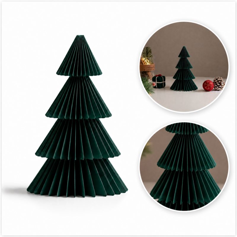 Božićna figura – sklopiva, 20 cm, zelena_1