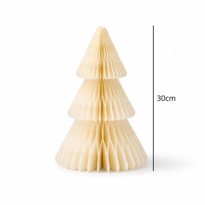 Božićna figura – sklopiva, 30 cm, bež, WOZ68_2