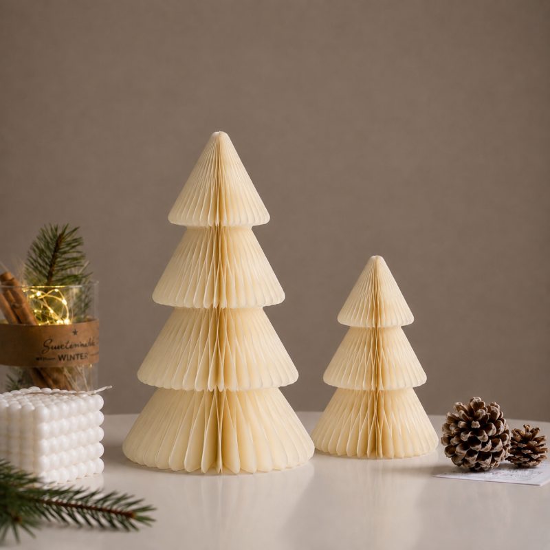 Božićna figura – sklopiva, 30 cm, bež, WOZ68_5