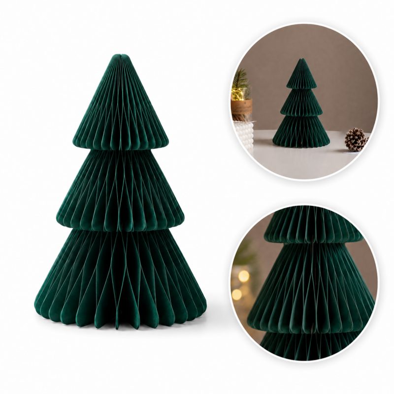 Božićna figura – sklopiva, 30 cm, zelena, WOZ63_1