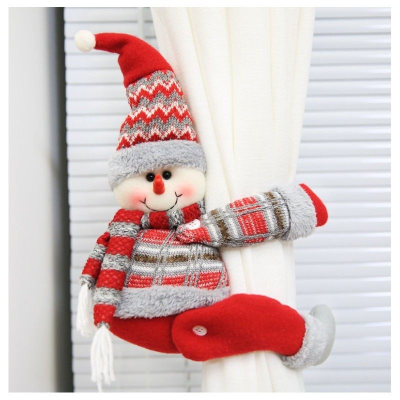 Božićna figura – snjegović, na čičak, 34 cm_2