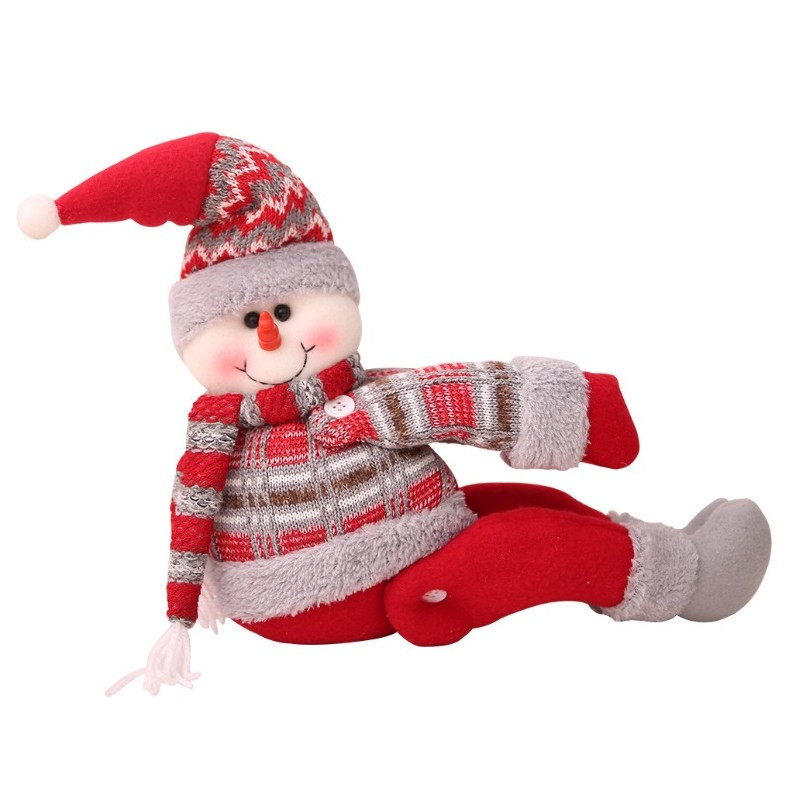 Božićna figura – snjegović, na čičak, 34 cm_3