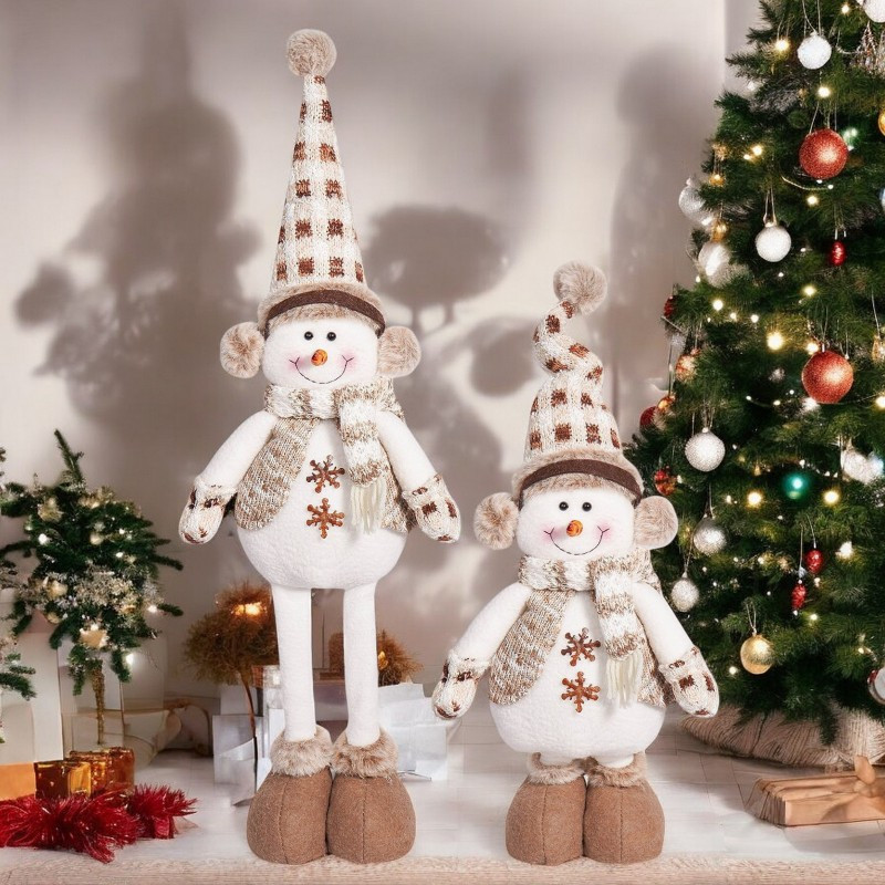 Božićna figura – snjegović od pliša, 60 cm_3