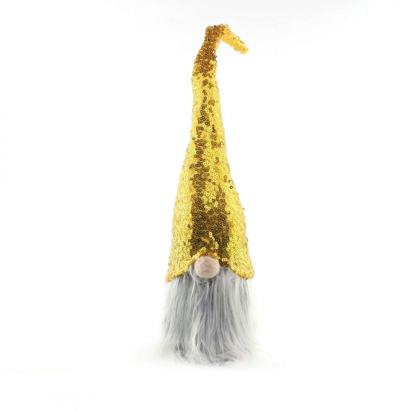 Božićna figura – stojeći patuljak od pliša, 40 cm_3