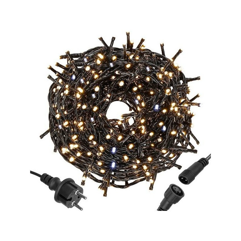 Božićne lampice – 100 LED, topla bijela_4