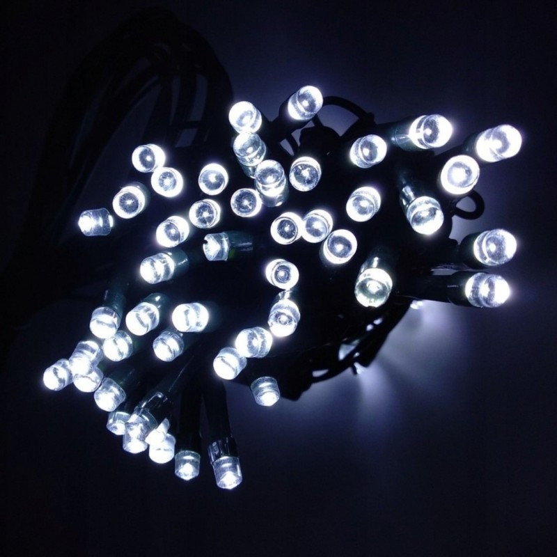 Božićne lampice – 100 LED, za unutra i van, 12×7×6 cm, bijele_3