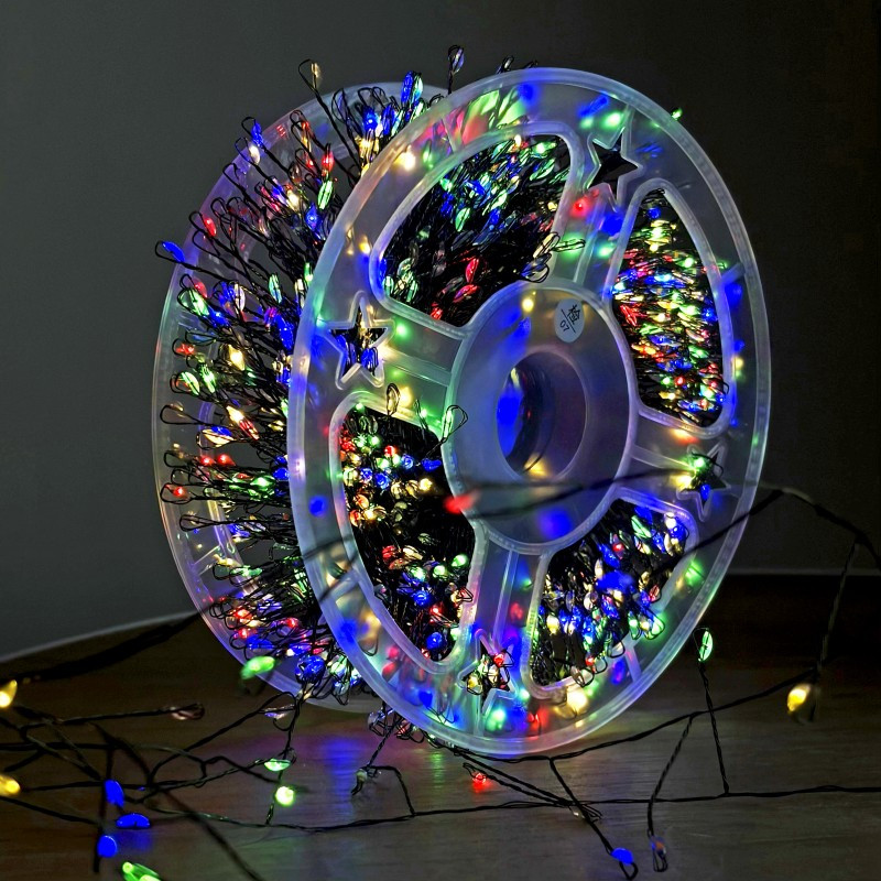 Božićne lampice – 1000 LED, za unutra i van, 19,7×15×5 cm, šarene_3