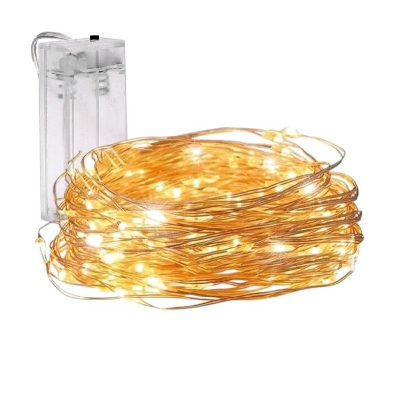 Božićne lampice – 20 LED, za unutra i van, 20 m, bijele, LAMP25CB_3