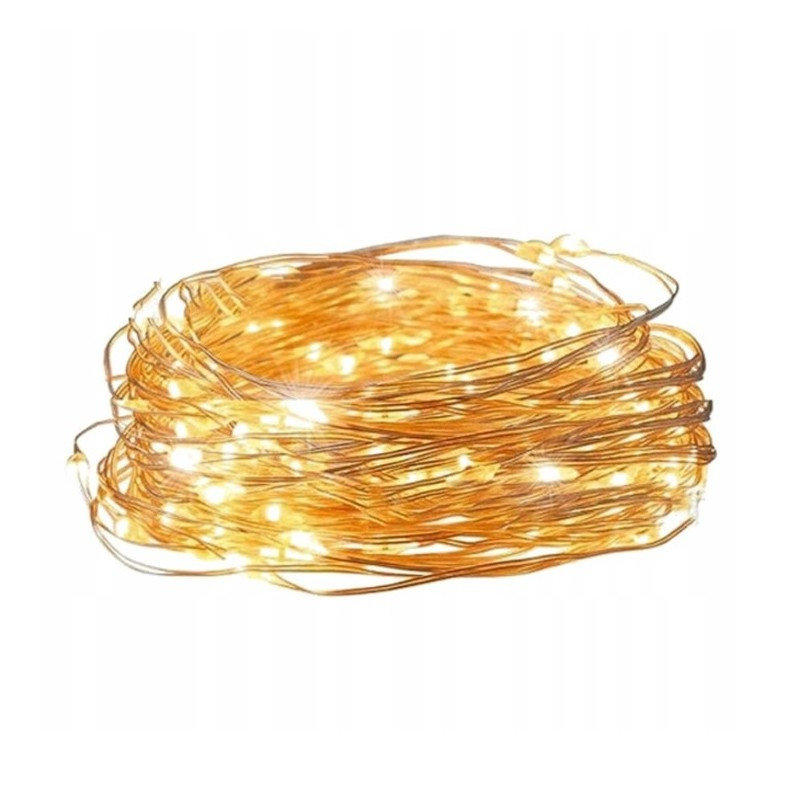 Božićne lampice – 20 LED, za unutra i van, 20 m, bijele, LAMP25CB_4