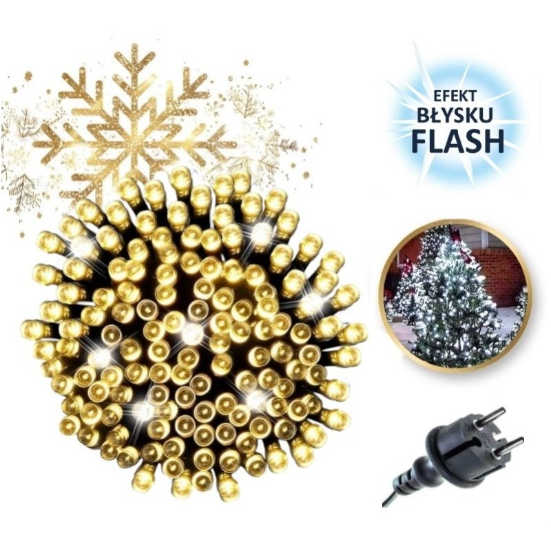 Božićne lampice – 200 LED, topla bijela_2