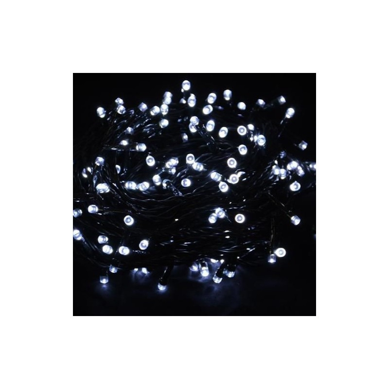Božićne lampice – 200 LED, za unutra i van, 13×8×6,5 cm, bijele_5