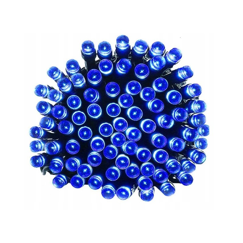 Božićne lampice – 200 LED, za unutra i van, 13×8×6,5 cm, plave_3