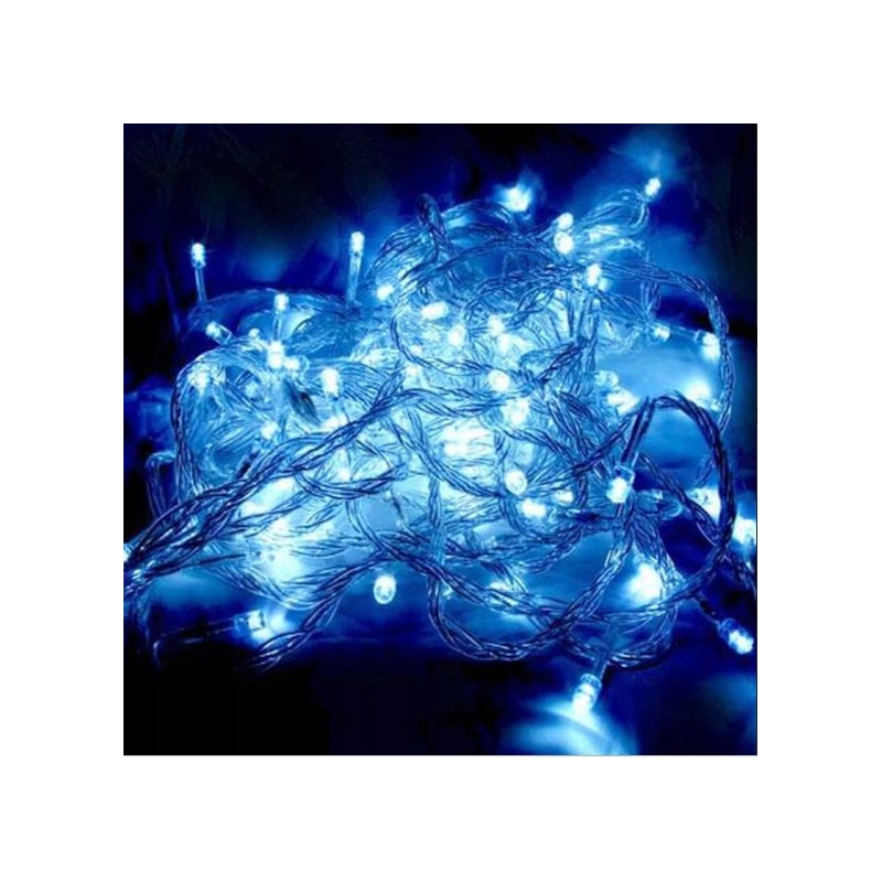 Božićne lampice – 200 LED, za unutra i van, 13×8×6,5 cm, plave_5