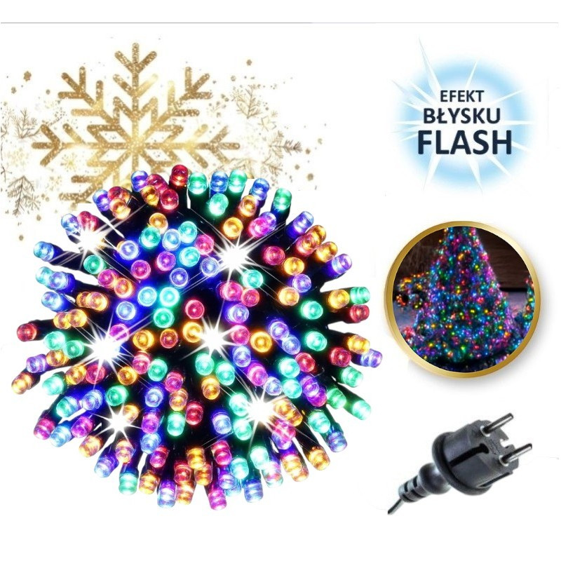 Božićne lampice – 500 LED, 1,2 m, bijele_2
