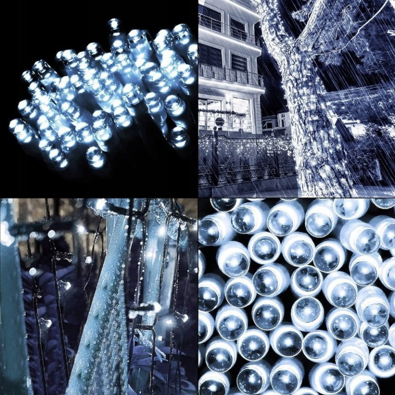 Božićne lampice – 500 LED, za unutra i van, 18×10 cm, bijele_4
