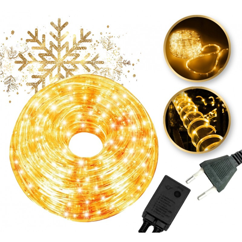 Božićne lampice – LED, za unutra i van, 20,5×20,5×5 cm, bijele_2