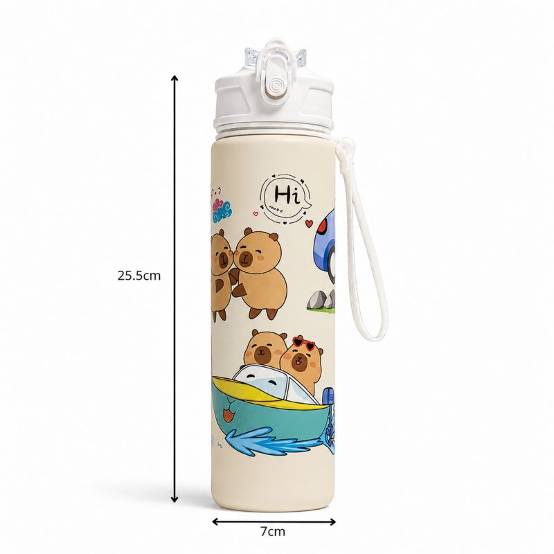 Dječja boca za vodu – sa slamkom, 25,5 cm, 800 ml, BD67_2