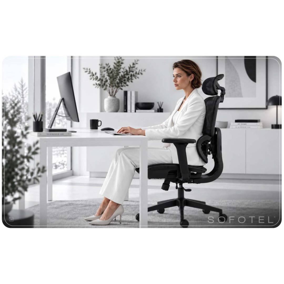 Ergonomska uredska stolica Sofotel Altis crna_11