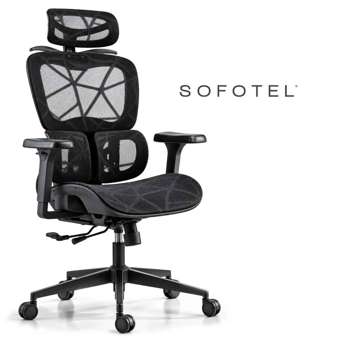 Ergonomska uredska stolica Sofotel Altis crna_14