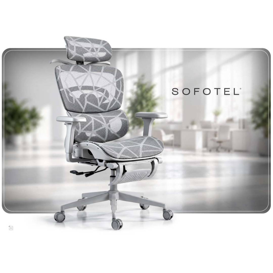 Ergonomska uredska stolica Sofotel Avion bež_2