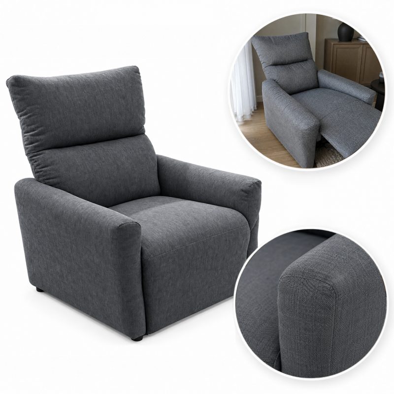 Fotelja – s naslonom za noge, 53 cm, antracit_1