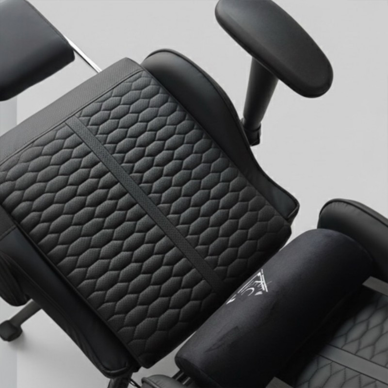 Gaming stolica – EvoChair, s masažerom, 80×29×59 cm, crna_5