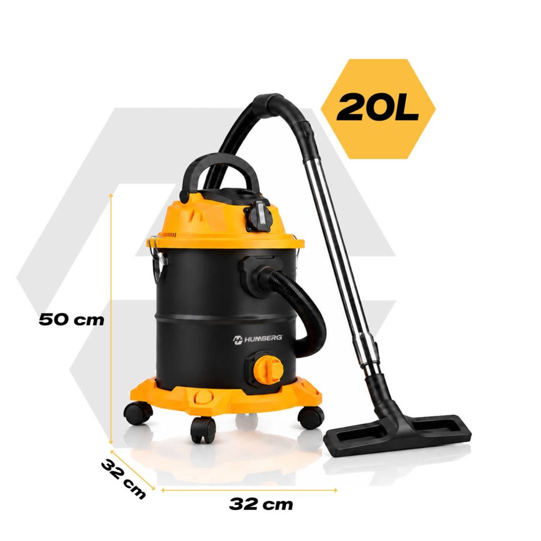 Industrijski usisavač Humberg HM-407 20 l 3600 W za mokro i suho_7