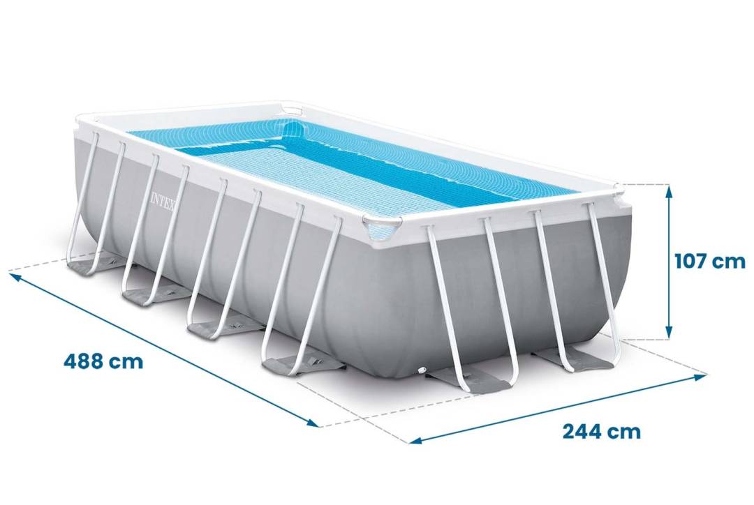 Intex Prism Frame bazen s konstrukcijom 488 x 244 x 107 cm šareni_6