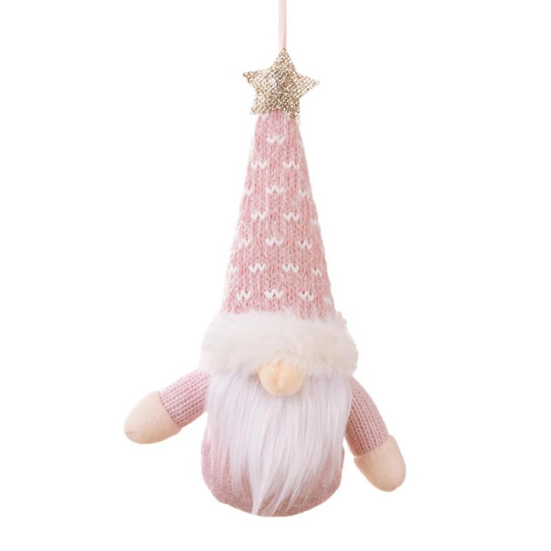 Kuglica za bor, 9 cm, roza_1