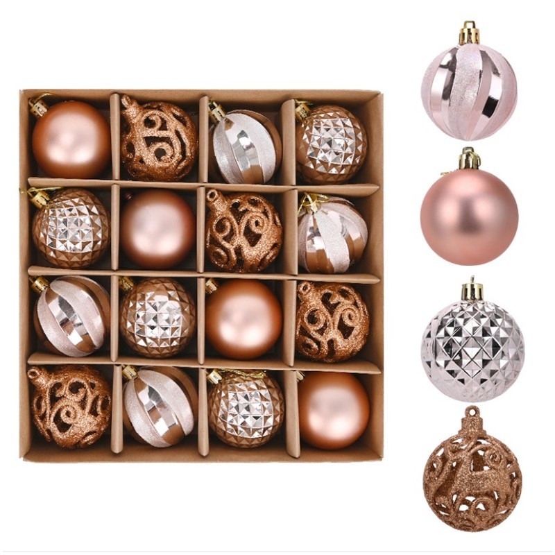 Kuglice za bor – set od 16 kom, 6 cm_1