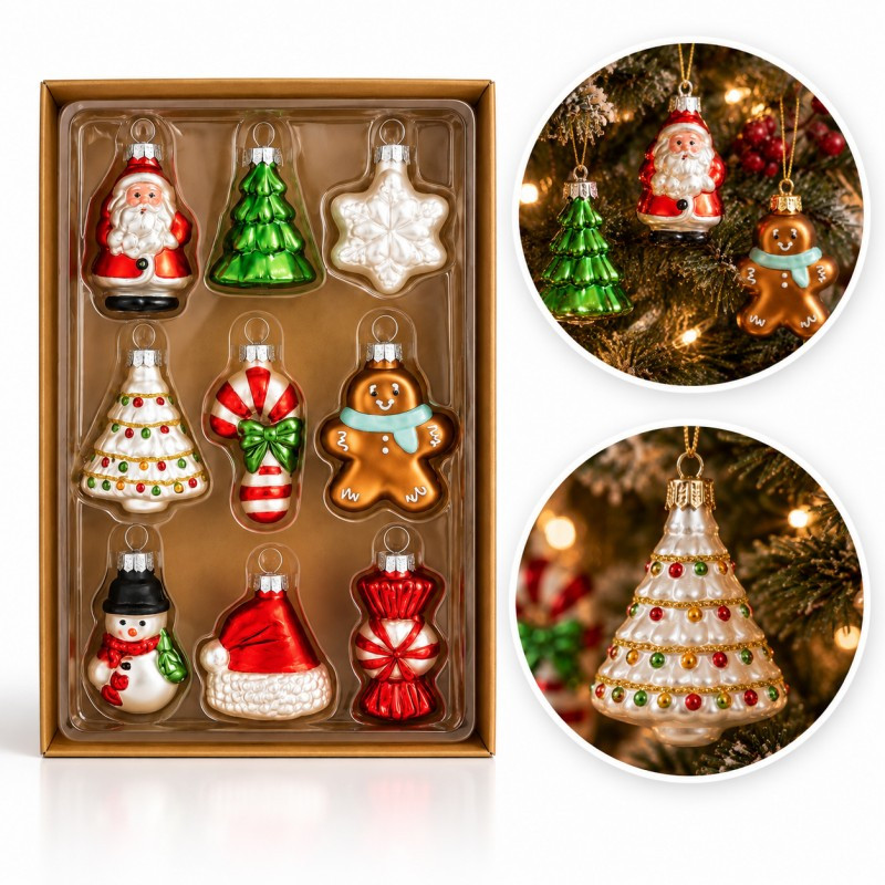 Kuglice za bor – set od 9 kom, 22 cm_1