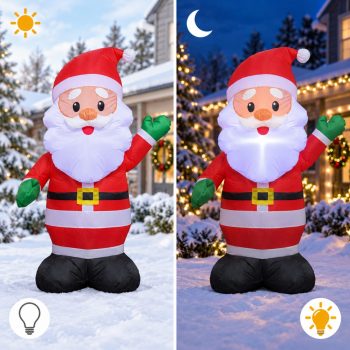 Led Svjetleća Dekoracija 125cm Djed Božičnjak 1