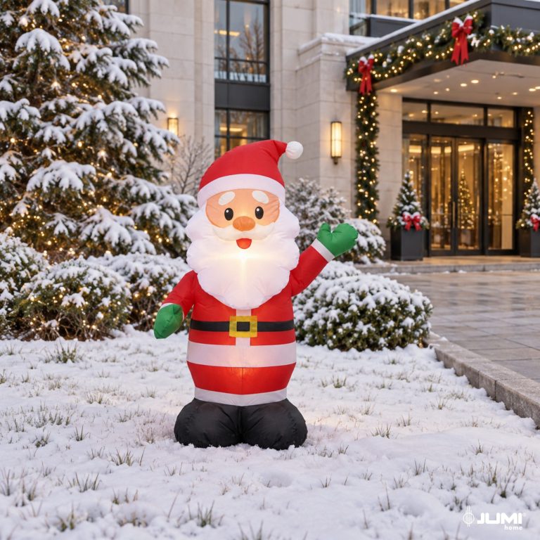 Led Svjetleća Dekoracija 125cm Djed Božičnjak 4