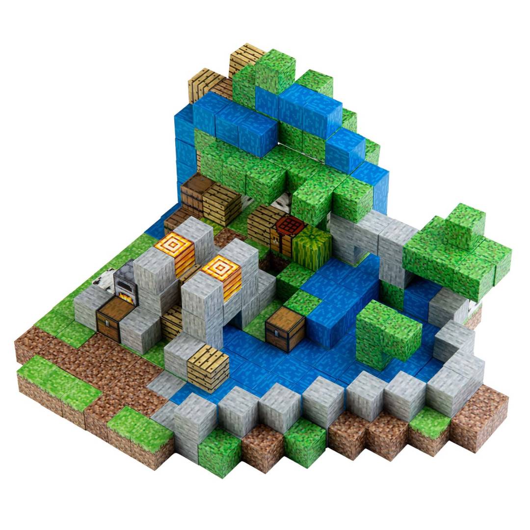 Magnetne kocke 400 komada Ricokids zelene_5