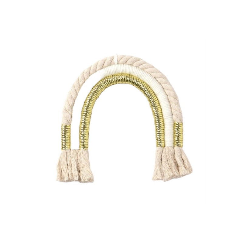 Makrame ukras – duga, 25×30 cm_1