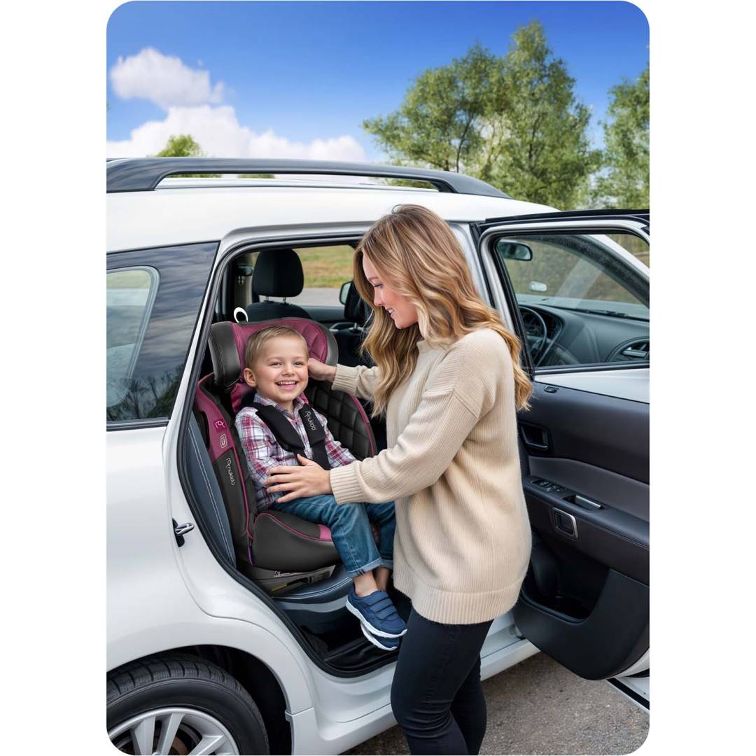 Nukido Prestige Line autosjedalica roza 40–150 cm ISOFIX_6