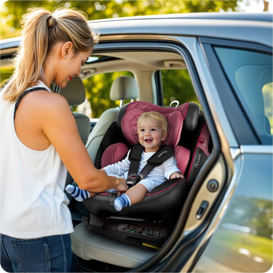Nukido Prestige Line autosjedalica roza 40–150 cm ISOFIX_9