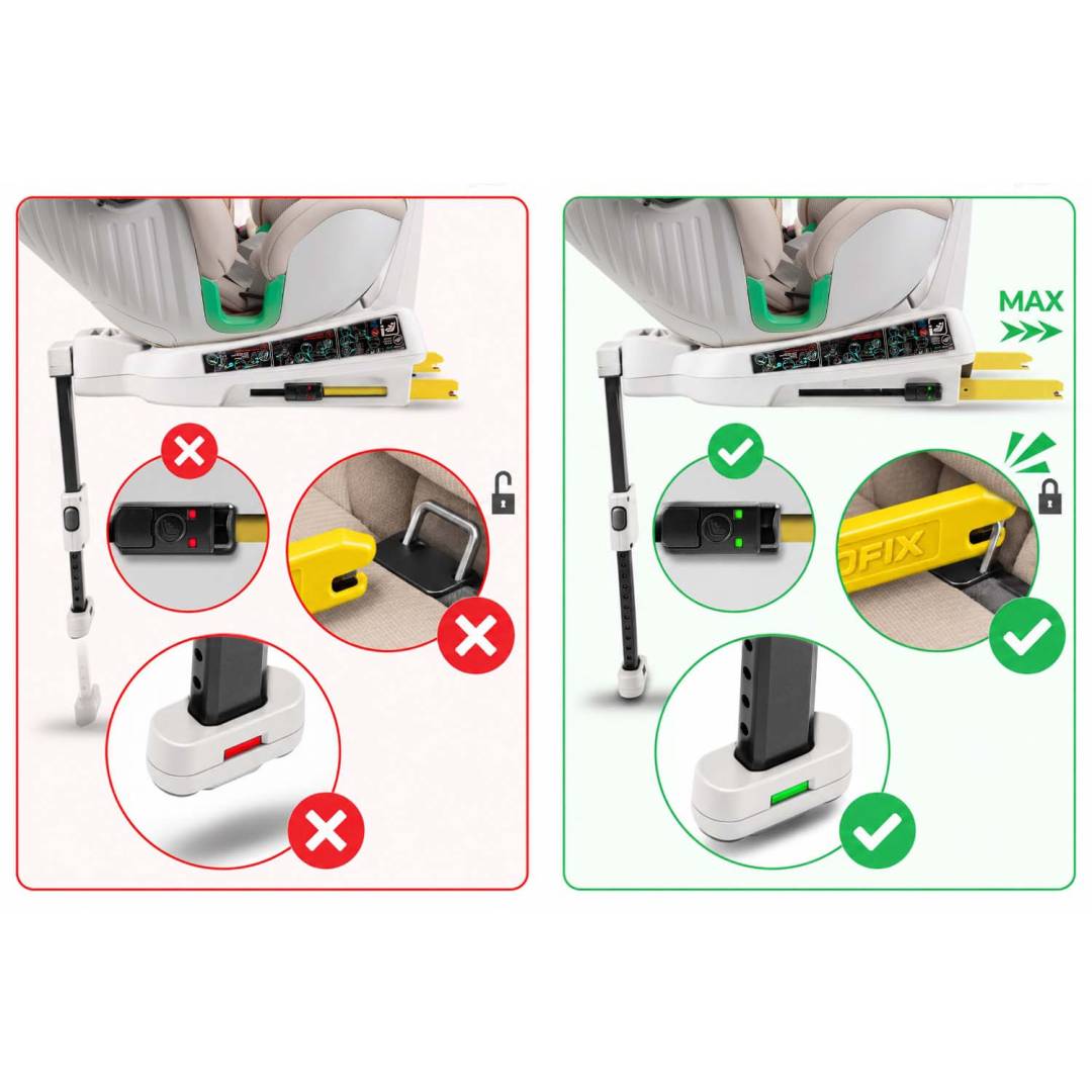 Nukido Shelly autosjedalica i-Size ISOFIX 40–150 cm bež_15