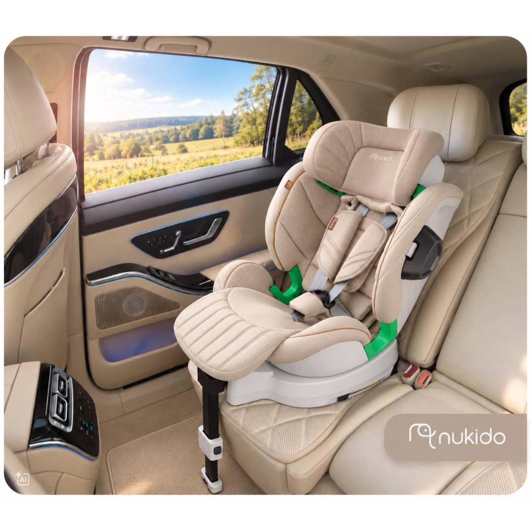 Nukido Shelly autosjedalica i-Size ISOFIX 40–150 cm bež_8