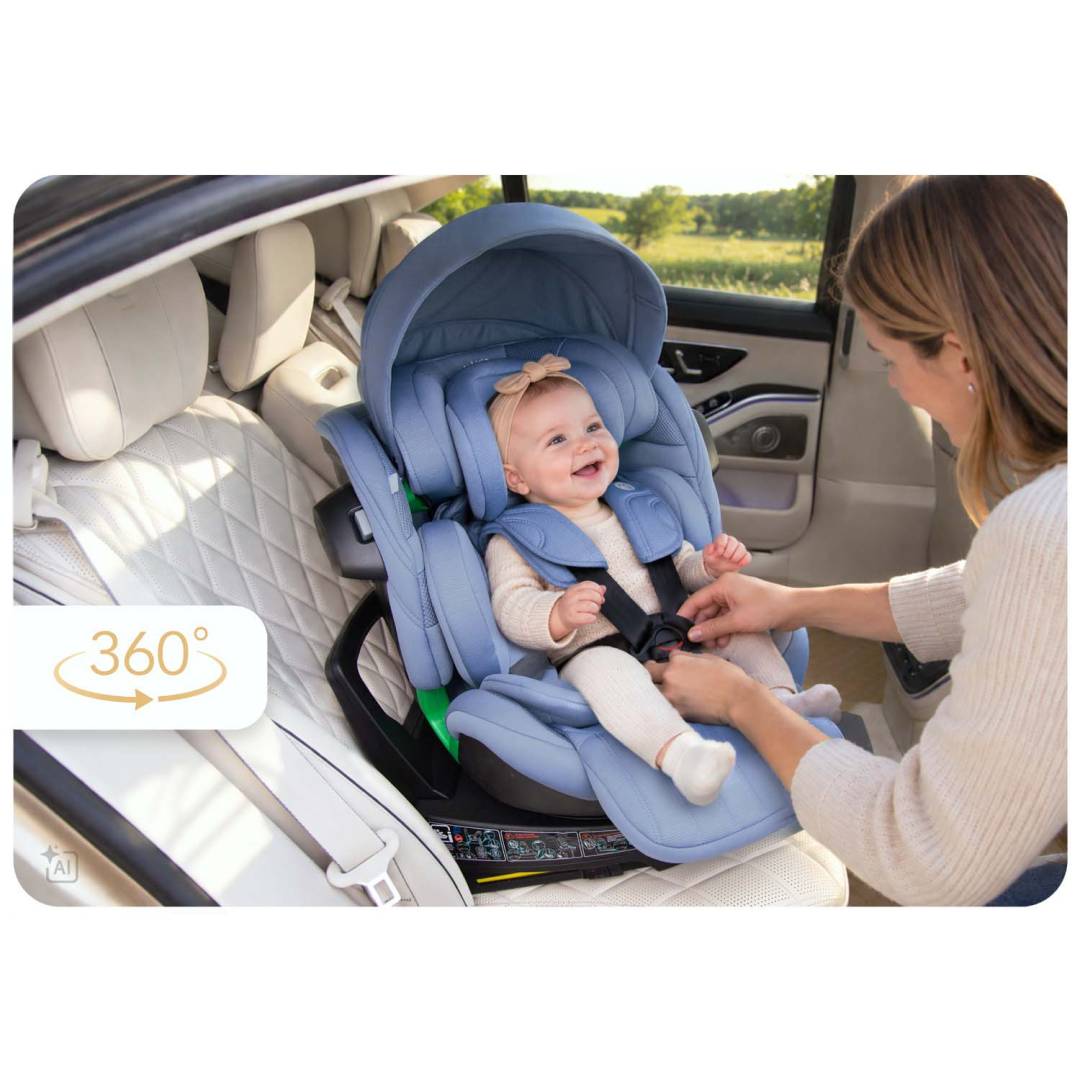 Nukido Shelly bež autosjedalica s ISOFIX sustavom 40–150 cm_10