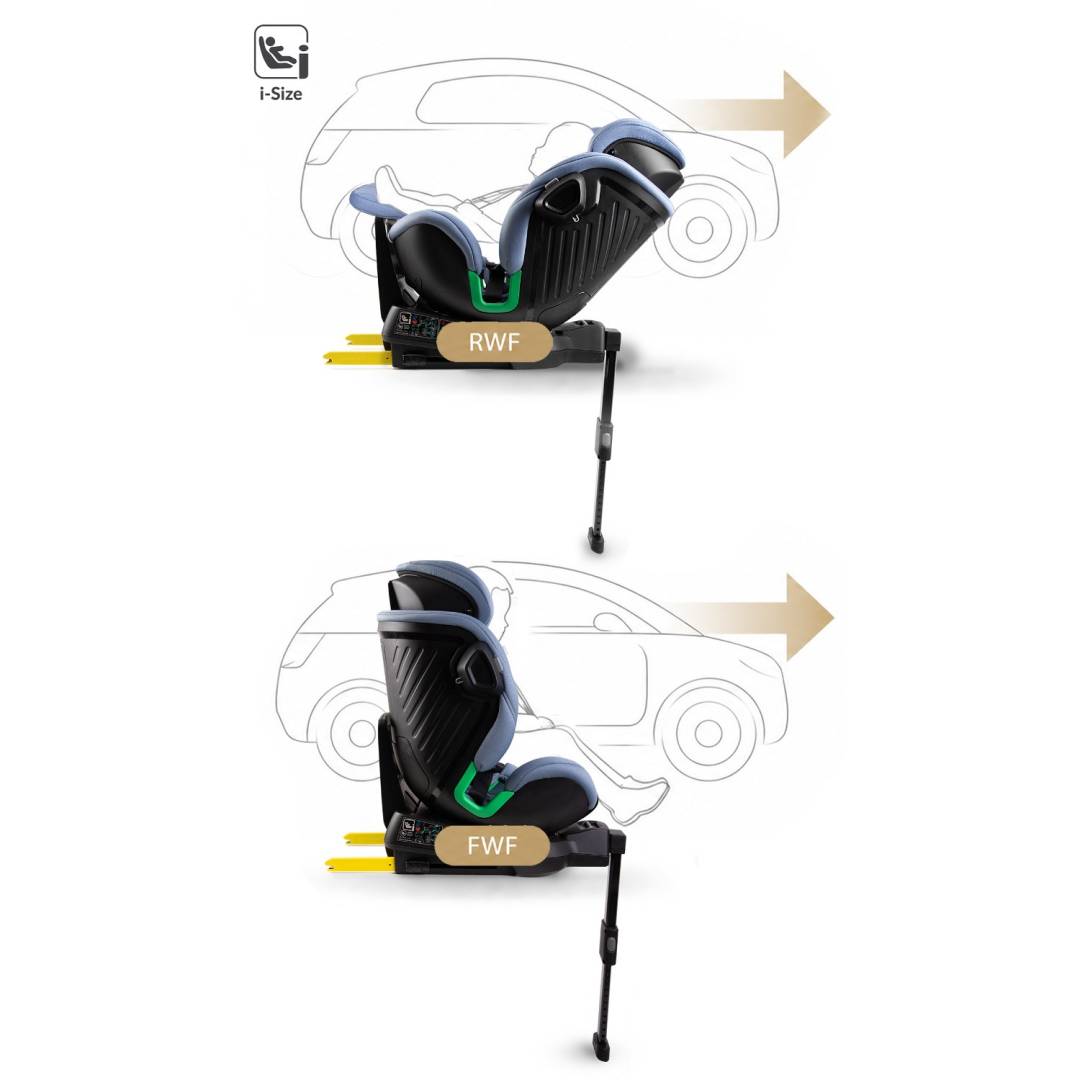 Nukido Shelly bež autosjedalica s ISOFIX sustavom 40–150 cm_15